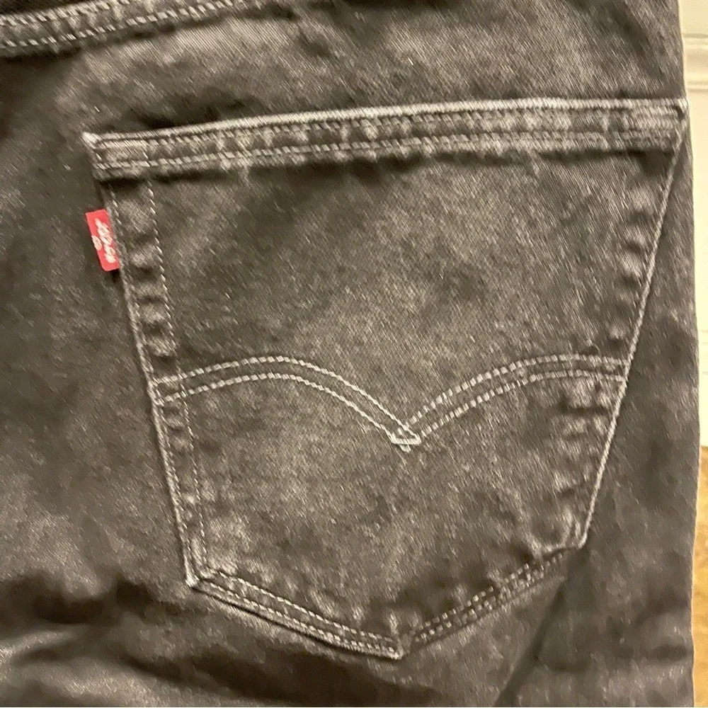BR:  Levi’s 550 Tapered Relaxed Jeans Black Men’s 38x30 38Wx29.5 Inseam Actual